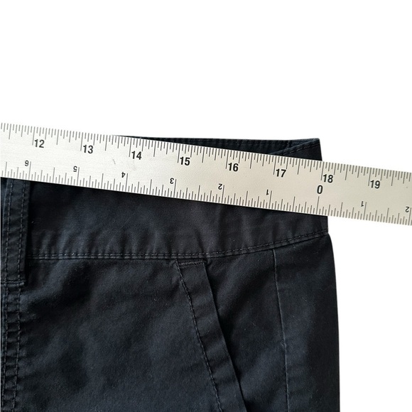 a.n.a. black twill chino shorts flat front size 12/31 4" inseam - Picture 6 of 10